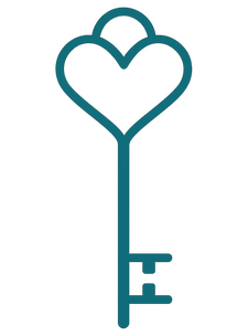 Orientalischer Schlüssel, Symbol für das Öffnen der inneren Räume Orientalischer Schlüssel, Symbol für Erinnerung die bleibt