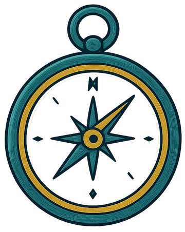 Kompass, Symbol für Haltung und Würde
